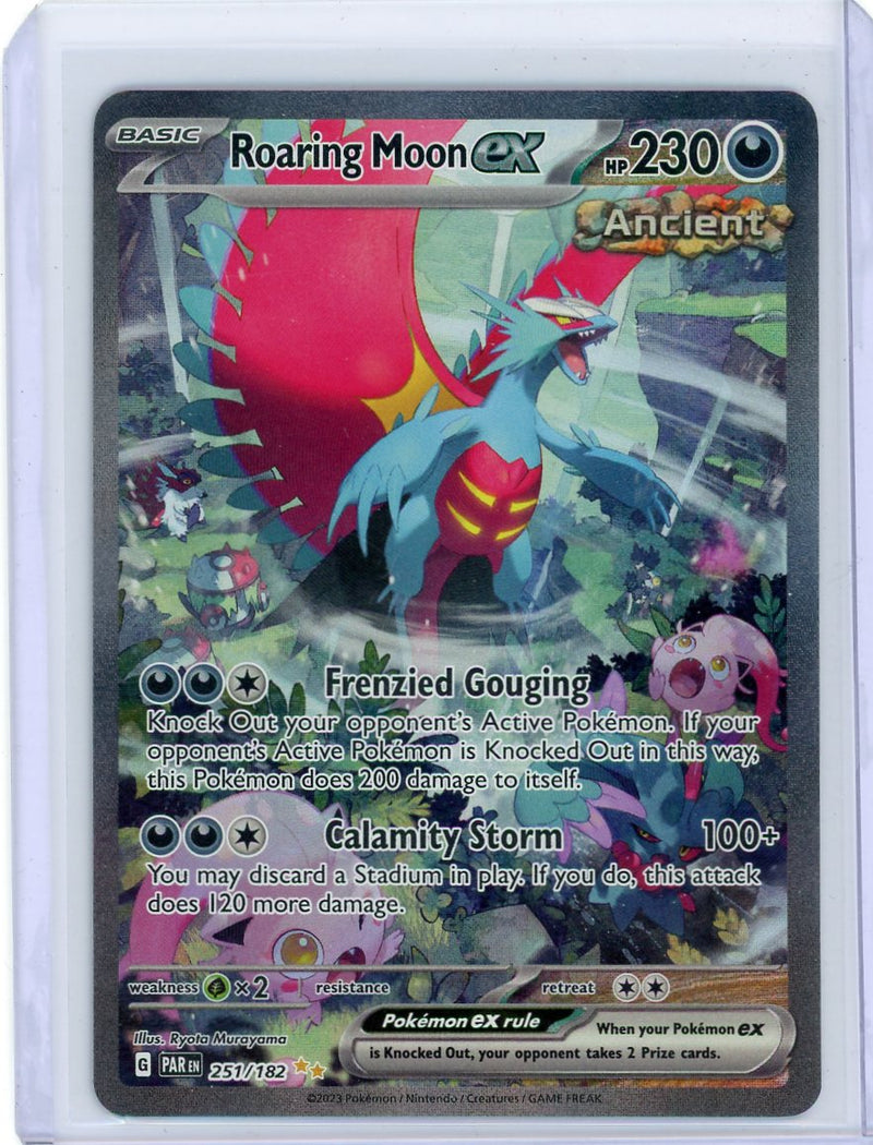 Roaring Moon Ex Pokémon Paradox Rift Special Illustration Rare 