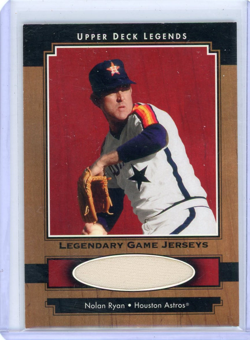 Nolan Ryan 2001 Upper Deck Legends Game Used Jersey