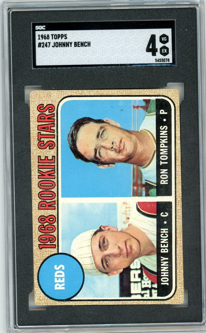 Johnny Bench 1968 Topps Rookie 