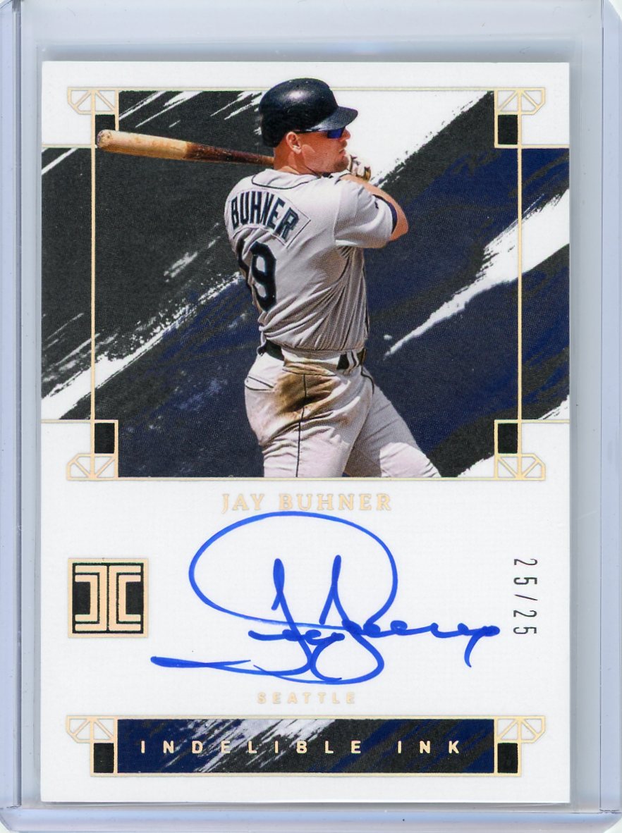 Jay Buhner 2024 Panini Impeccable Indelible Ink autograph #'d 25/25