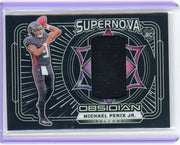 Michael Penix Jr. 2024 Panini Obsidian Supernova relic rookie card
