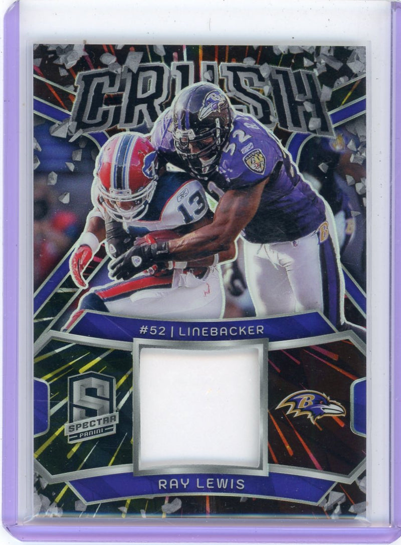 Ray Lewis 2024 Panini Spectra Crush relic 