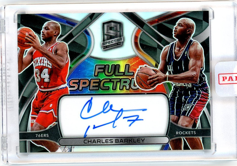 Charles Barkley 2021 Panini Spectra Full Spectrum Autograph 