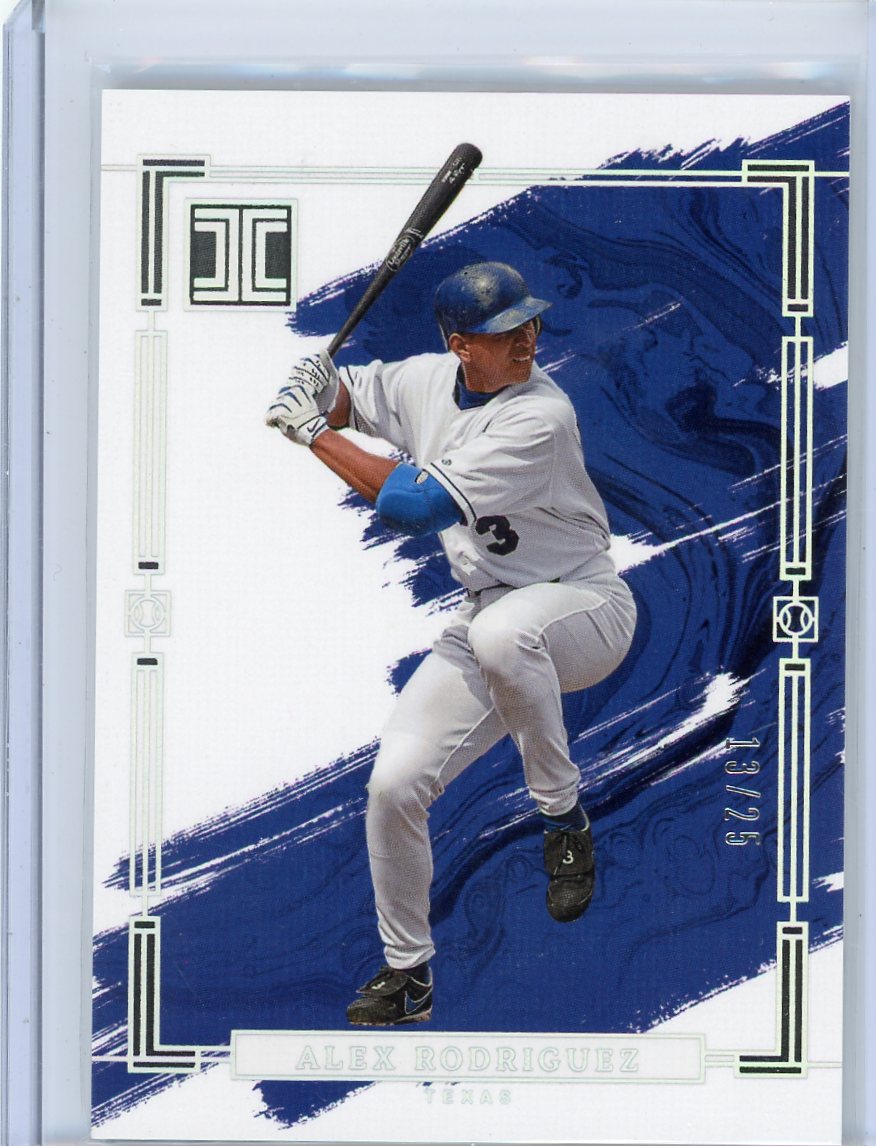 Alex Rodriguez 2024 Panini Impeccable silver #'d 13/25