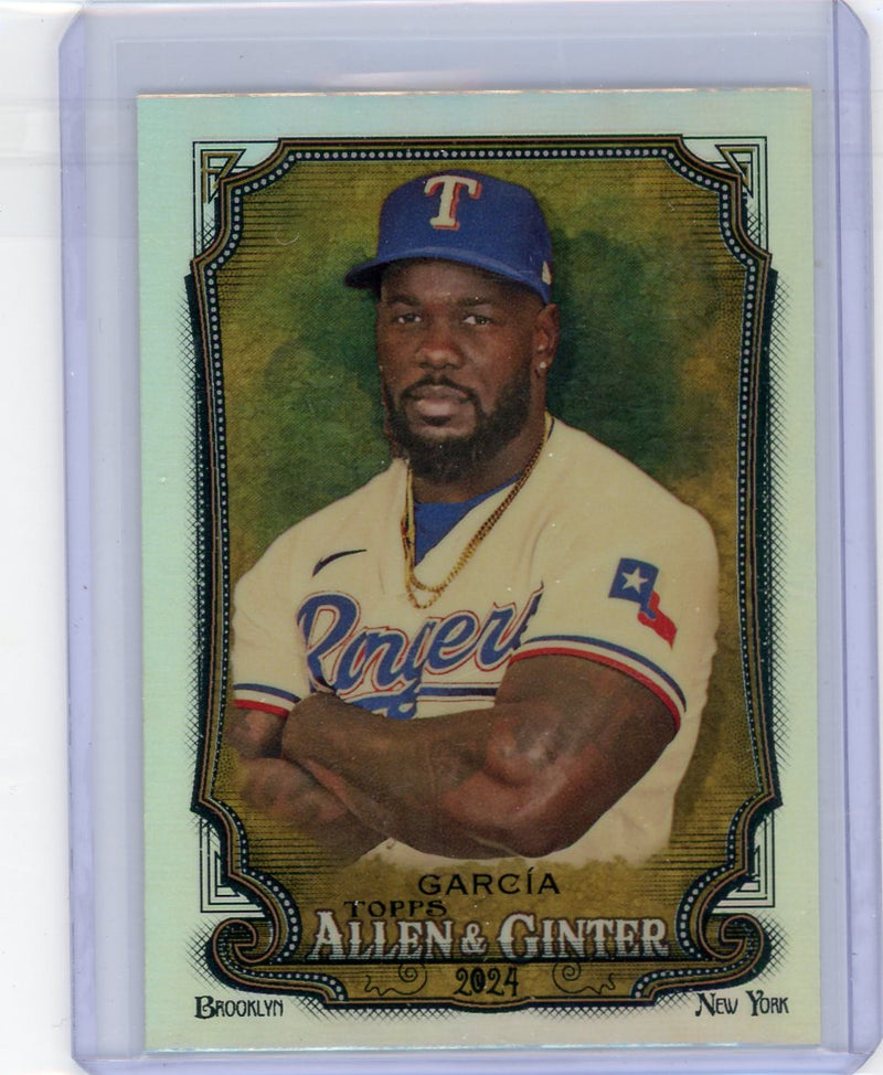 Adolis Garcia 2024 Topps Allen & Ginter Chrome refractor