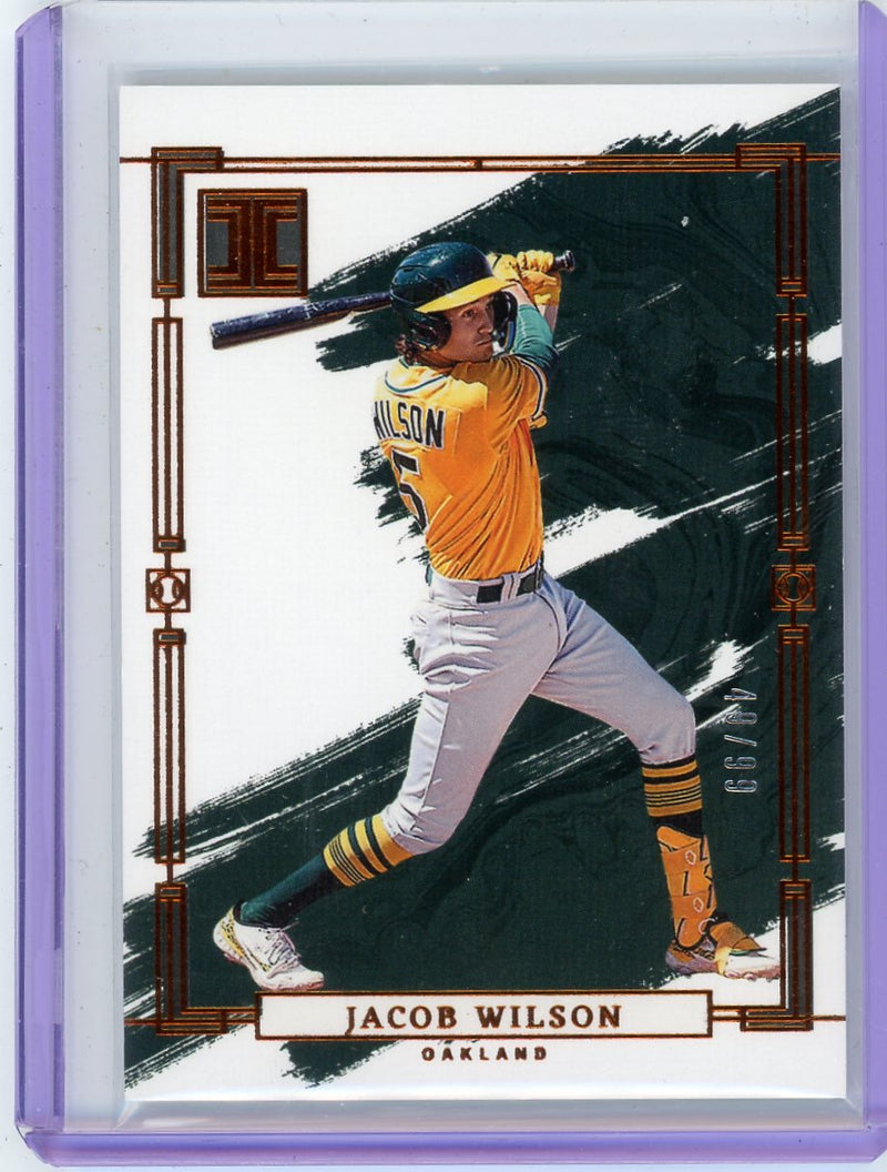 Jacob Wilson 2024 Panini Impeccable bronze 