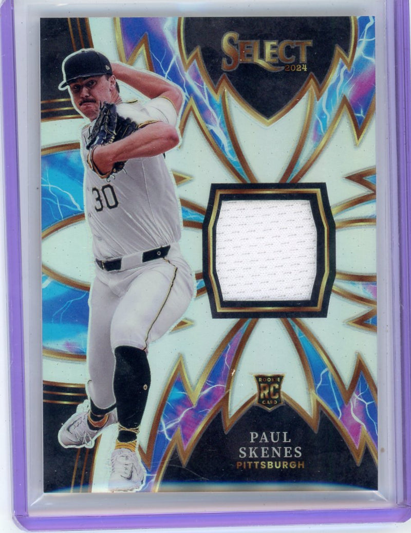 Paul Skenes 2024 Panini Select Sparks Rookie Patch 