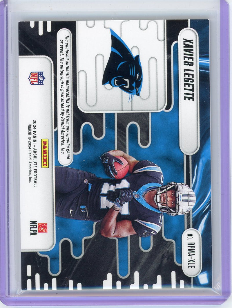 Xavier Legette 2024 Panini Absolute Rookie Premiere RPA 
