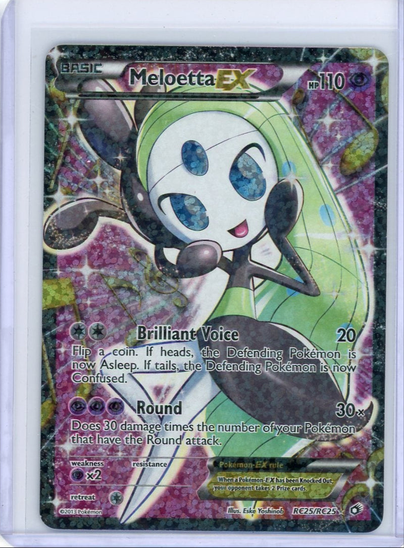 Meloetta EX Pokémon Legendary Treasures Radiant Collection 