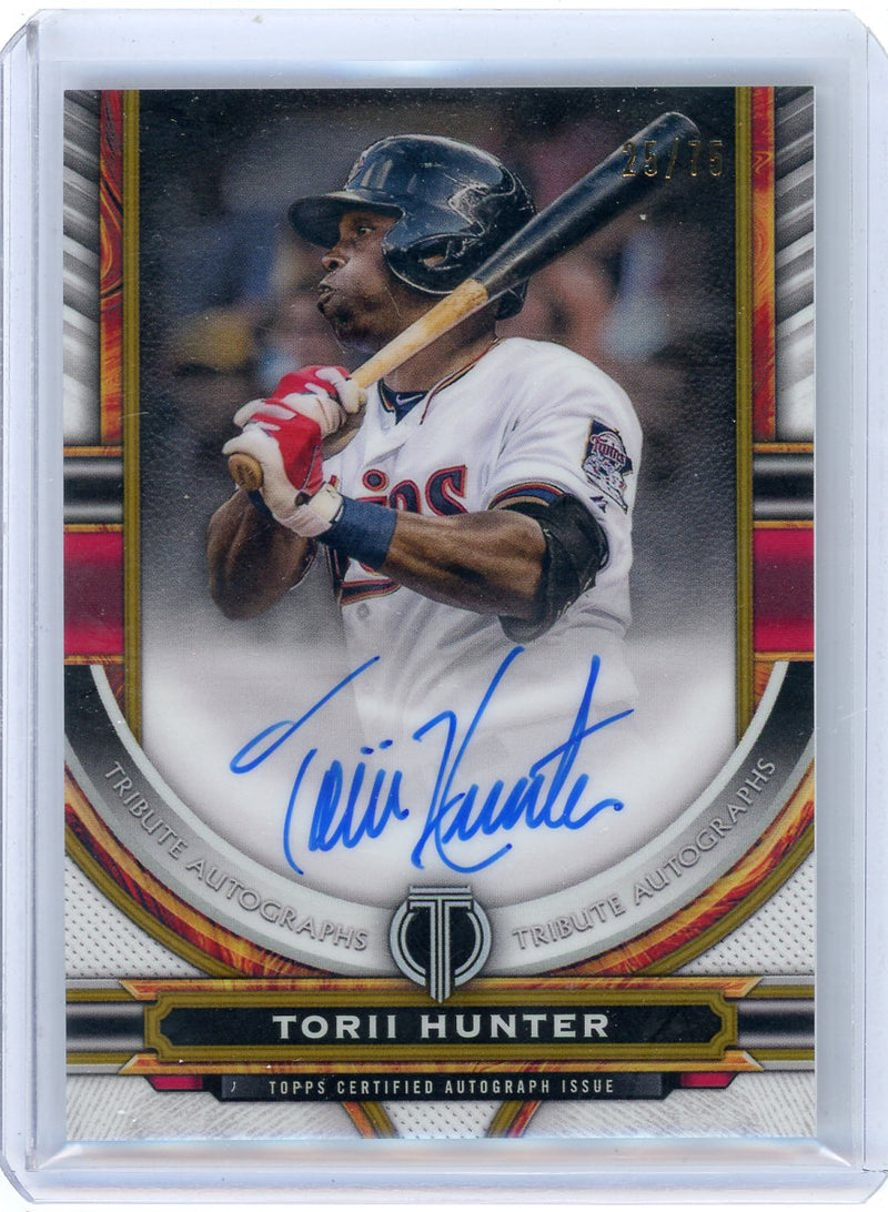 Torii Hunter 2023 Topps Tribute Autograph 