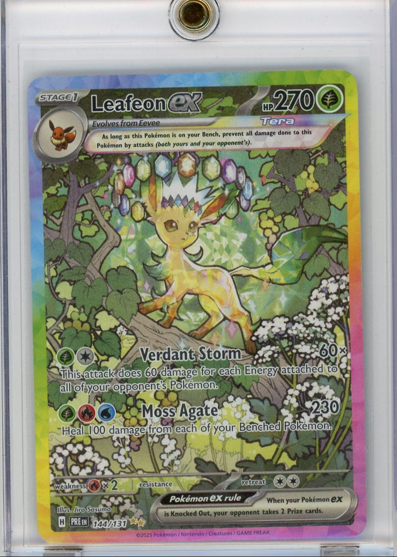 Leafeon ex Pokémon Prismatic Evolutions Special Illustration Rare 
