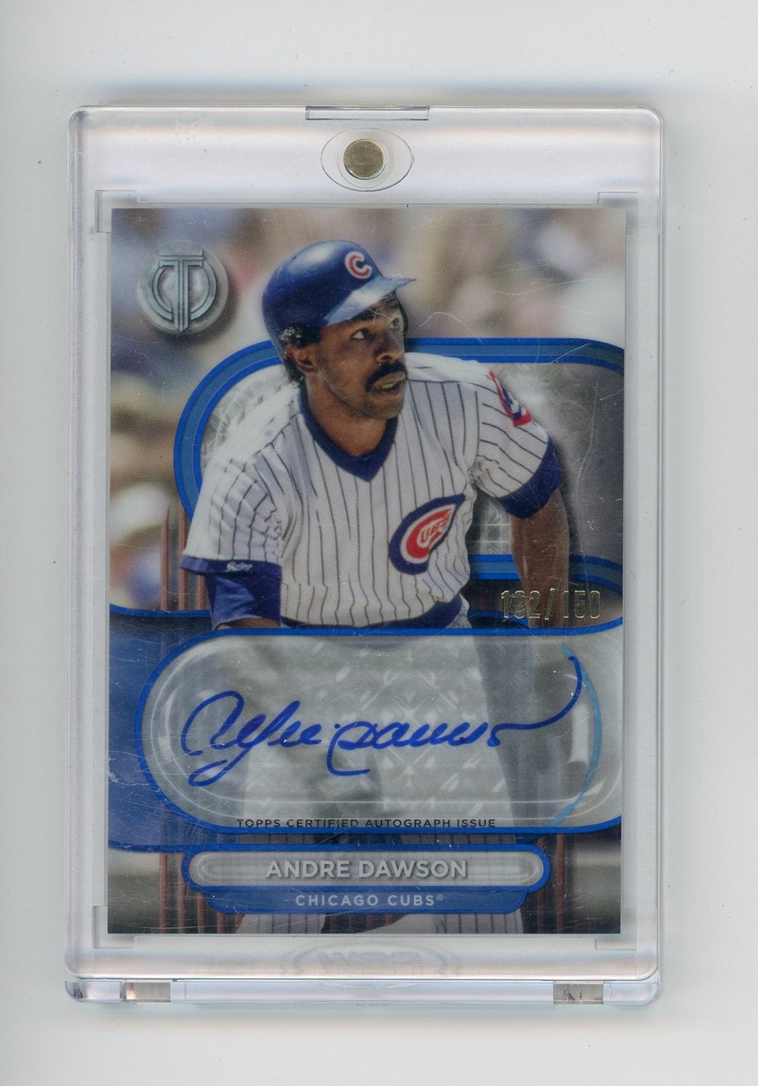 Andre Dawson 2024 Topps Tribute autograph blue #'d 102/150