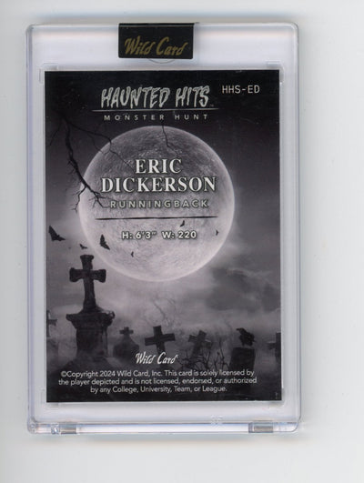 Eric Dickerson 2024 Wild Card Haunted Hits Monster Hunt #'d 1/5