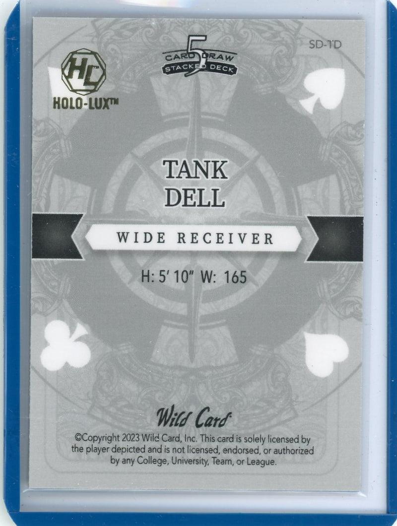 Tank Dell 2023 Wild Card Draw Stacked Deck rookie card 