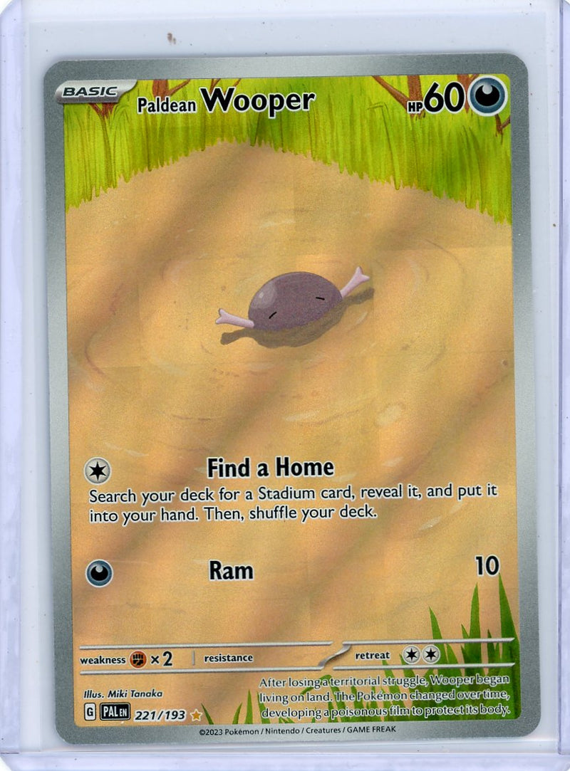 Paldean Wooper Pokémon Paldea Evolved Illustration Rare 