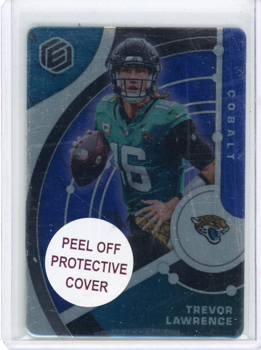 Trevor Lawrence 2022 Panini Elements Metal Card W/ Protective Cover #'d 4/27