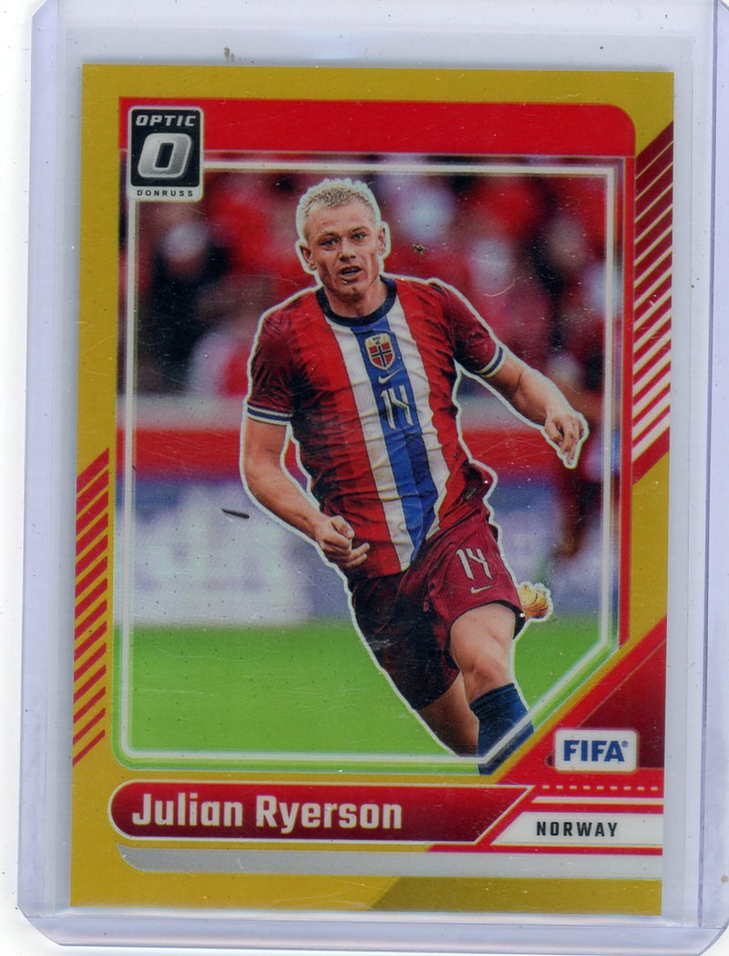 Julian Ryerson 2024-25 Panini Donruss Optic gold prizm 