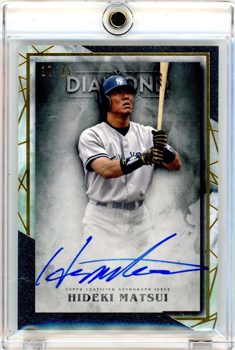 Hideki Matsui 2022 Topps Diamond Icons Autograph 