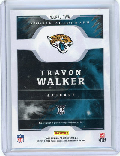 Travon Walker 2022 Panini Origins autograph rookie card