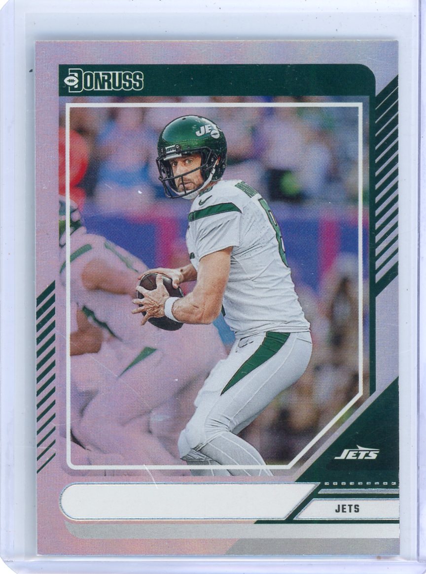 Aaron Rodgers 2024 Panini Donruss No Name holo sp