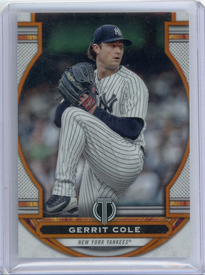 Gerrit Cole 2023 Topps Tribute Orange 