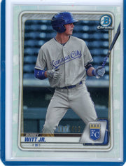 Bobby Witt Jr. 2020 Bowman Chrome Refractor #'d 117/499