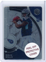 Malik Willis 2022 Panini Elements Metal Card W/ Protective Cover rookie card #'d 26/99