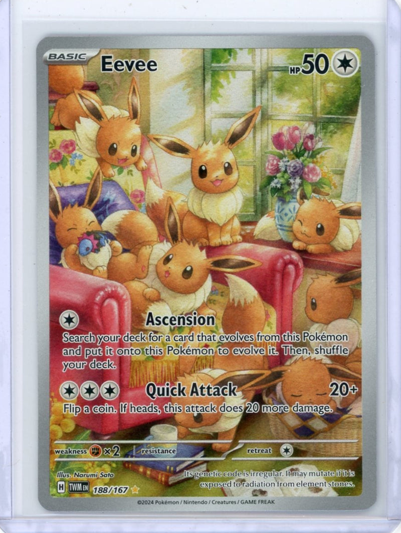 Eevee Pokémon Twilight Masquerade Illustration Rare 