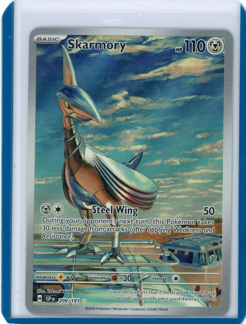 Skarmory Pokémon Surging Sparks Illustration rare 