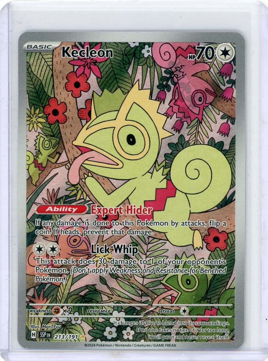 Kecleon Pokémon Surging Sparks Illustration Rare #213/191