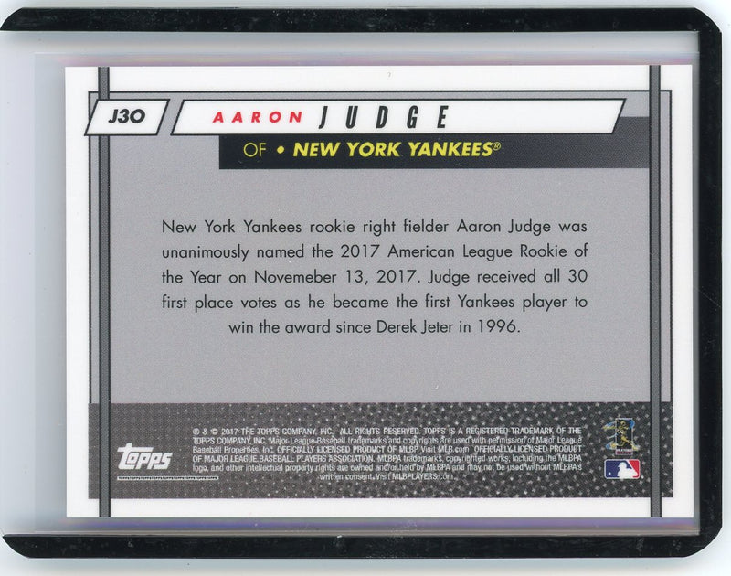 Aaron Judge 2017 Topps On Demand rookie card 