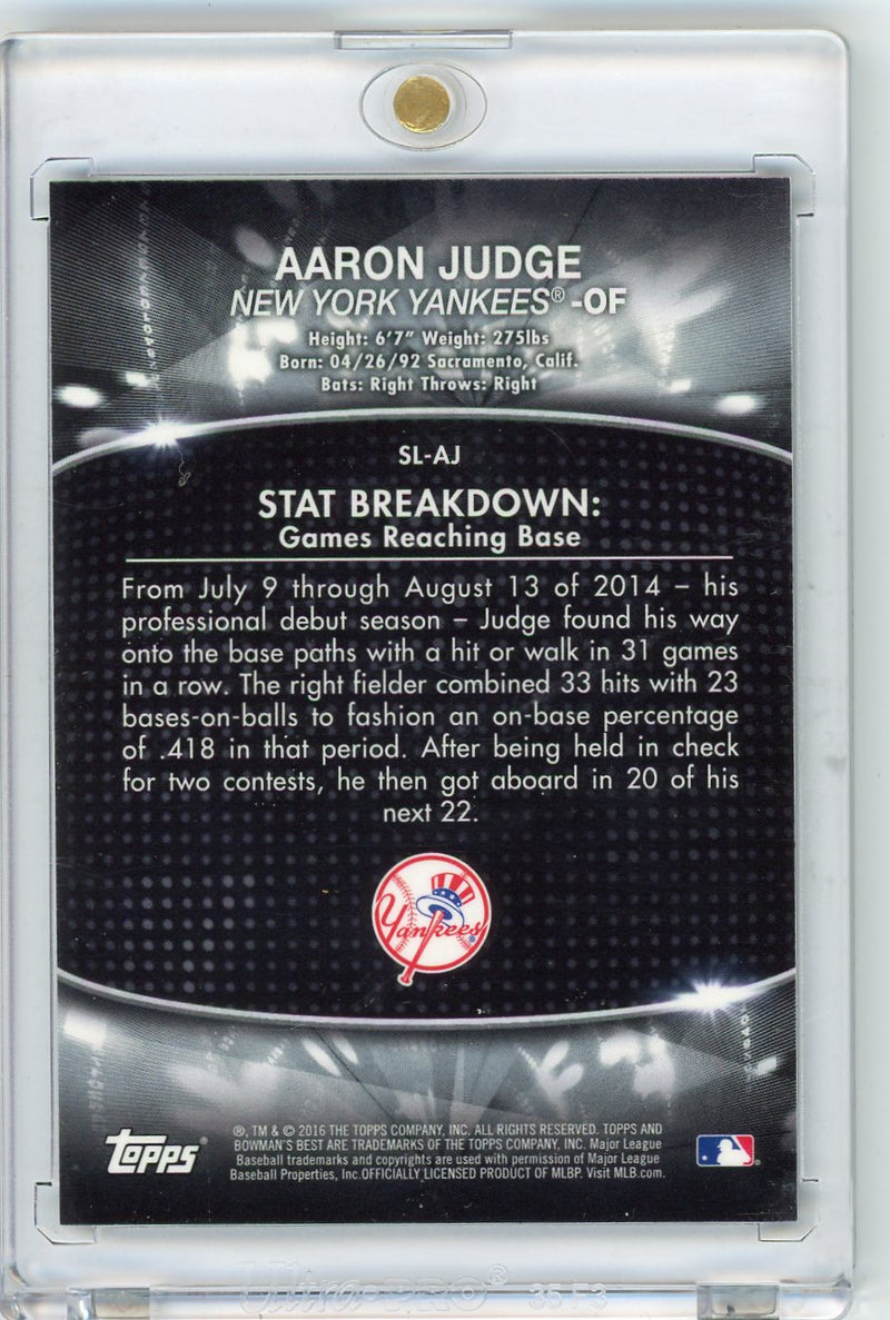 Aaron Judge 2016 Bowman&