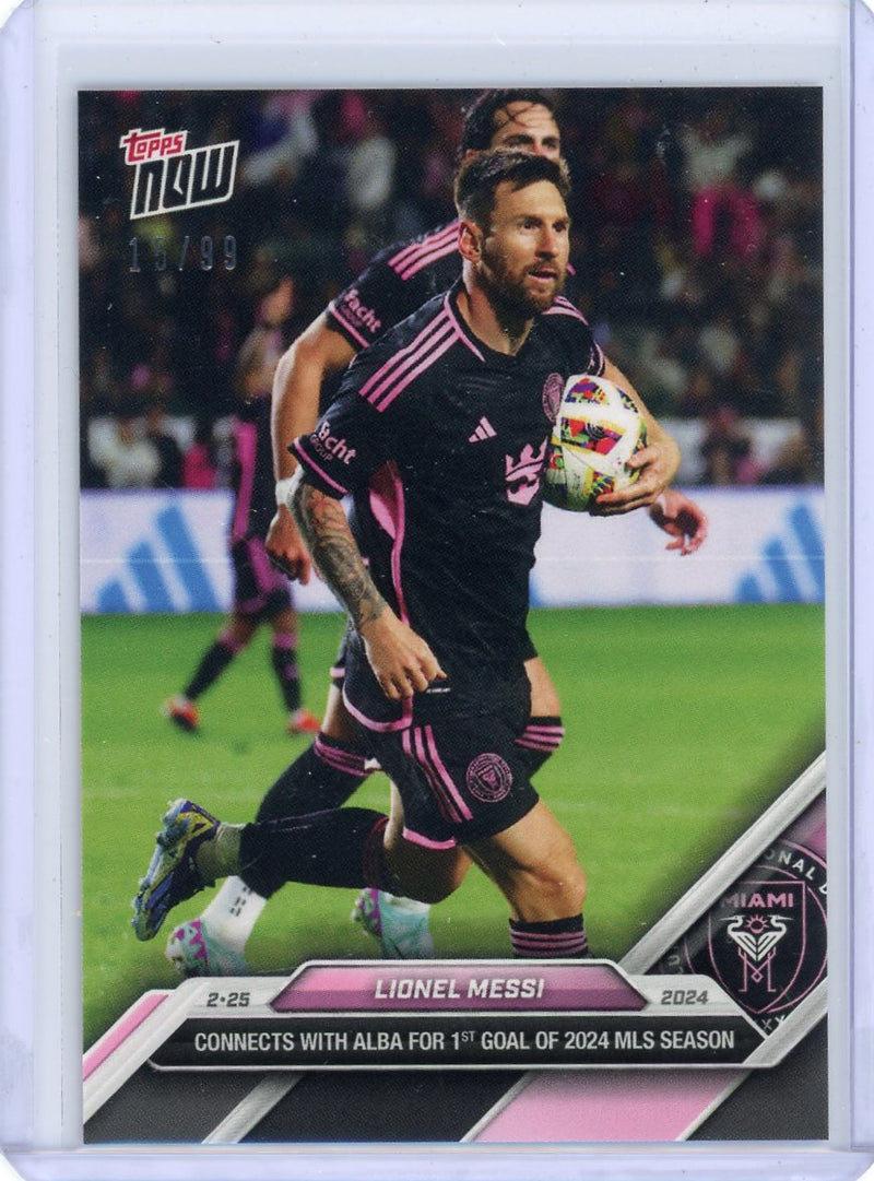 Lionel Messi Topps Now 15/99 