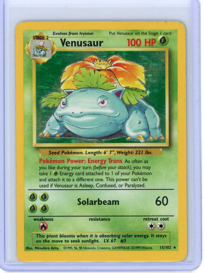 Venusaur Pokémon Base Set Holo 