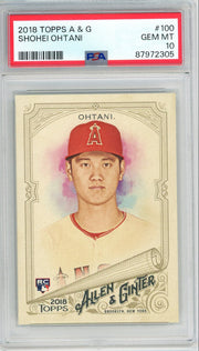 Shohei Ohtani 2018 Topps Allen & Ginter RC PSA 10