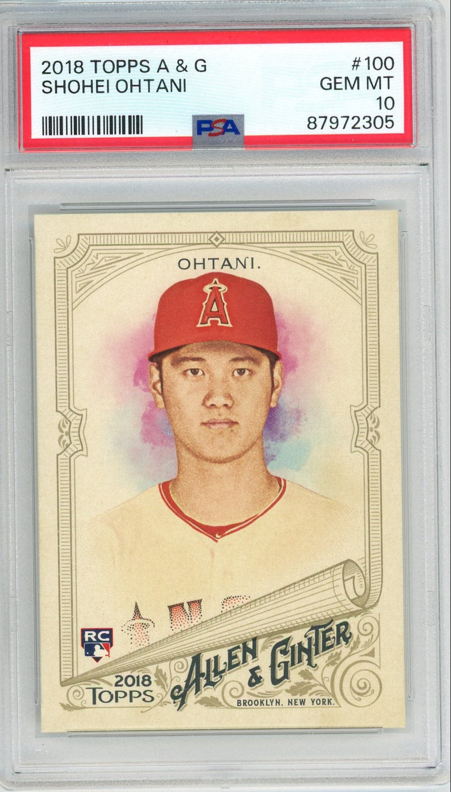 Shohei Ohtani 2018 Topps Allen & Ginter RC PSA 10