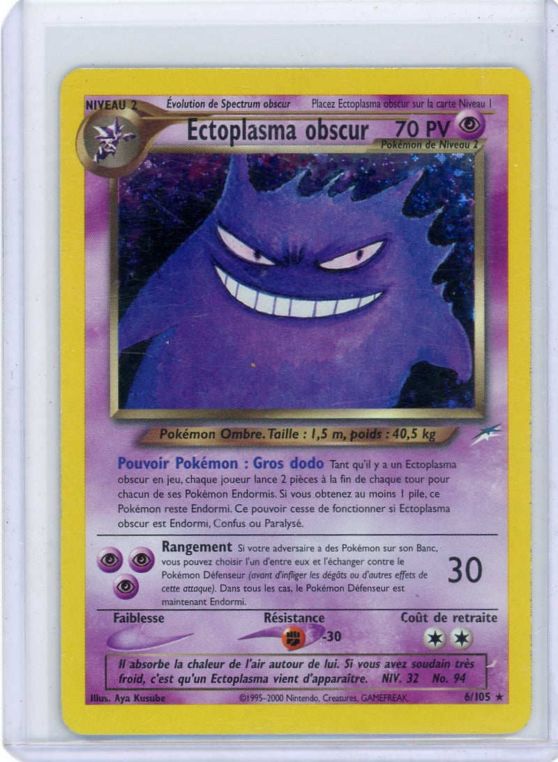 Ectoplasma Obscur (Dark Gengar) Pokémon Neo Destiny - French 6/105 Holo