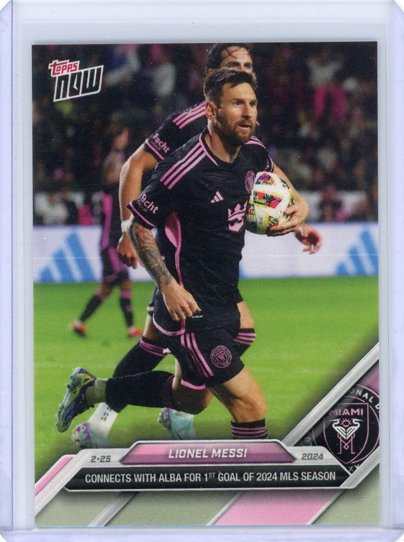 Lionel Messi Topps Now 