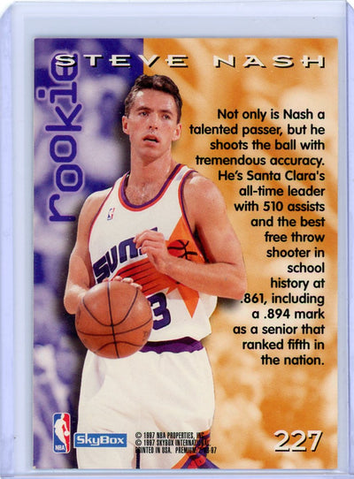 Steve Nash 1996-97 Skybox #227 Rookie Card