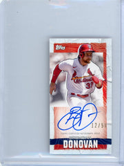 Brendan Donovan 2023 Topps Ripped autograph mini #'d 12/50