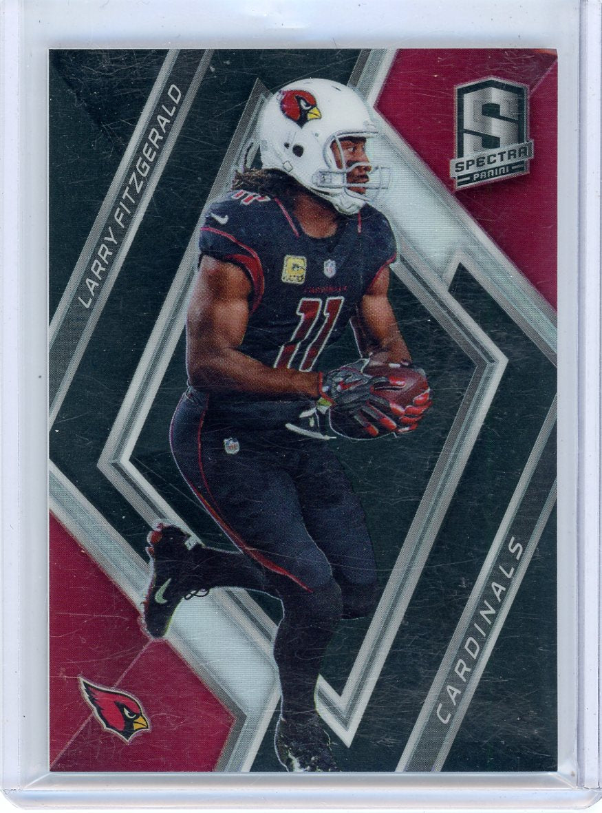 Larry Fitzgerald 2018 Panini Spectra Silver Prizm #'d 44/99