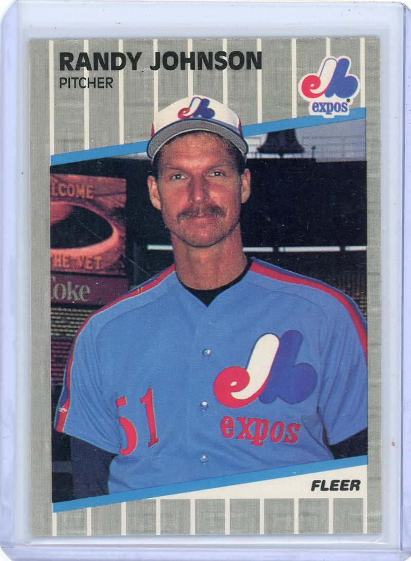 Randy Johnson 1989 Fleer rookie