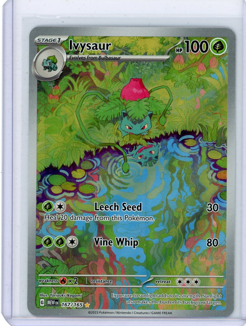 Ivysaur Pokémon 151 Illustration Rare 