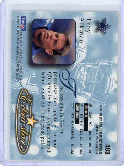 Troy Aikman 1995 Fleer Ultra Extra Stars Gold Medallion