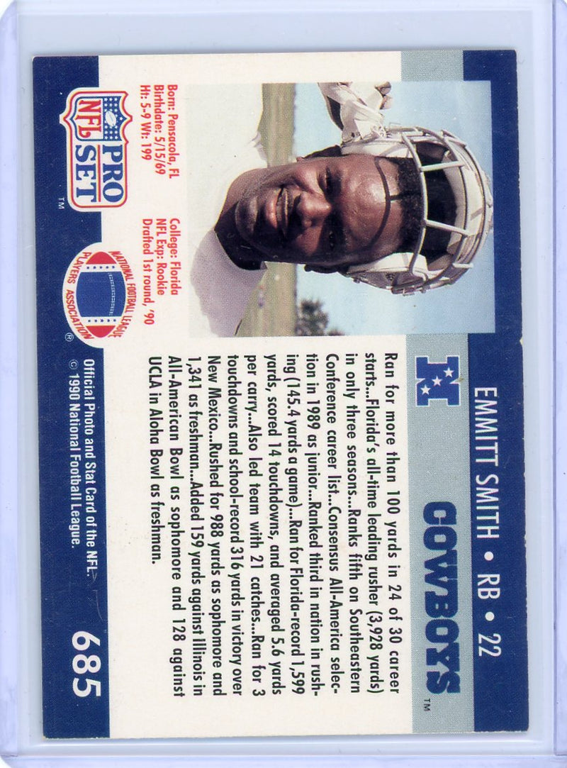 Emmitt Smith 1990 Pro Set 