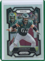 Jason Kelce 2023 Panini Prizm Silver