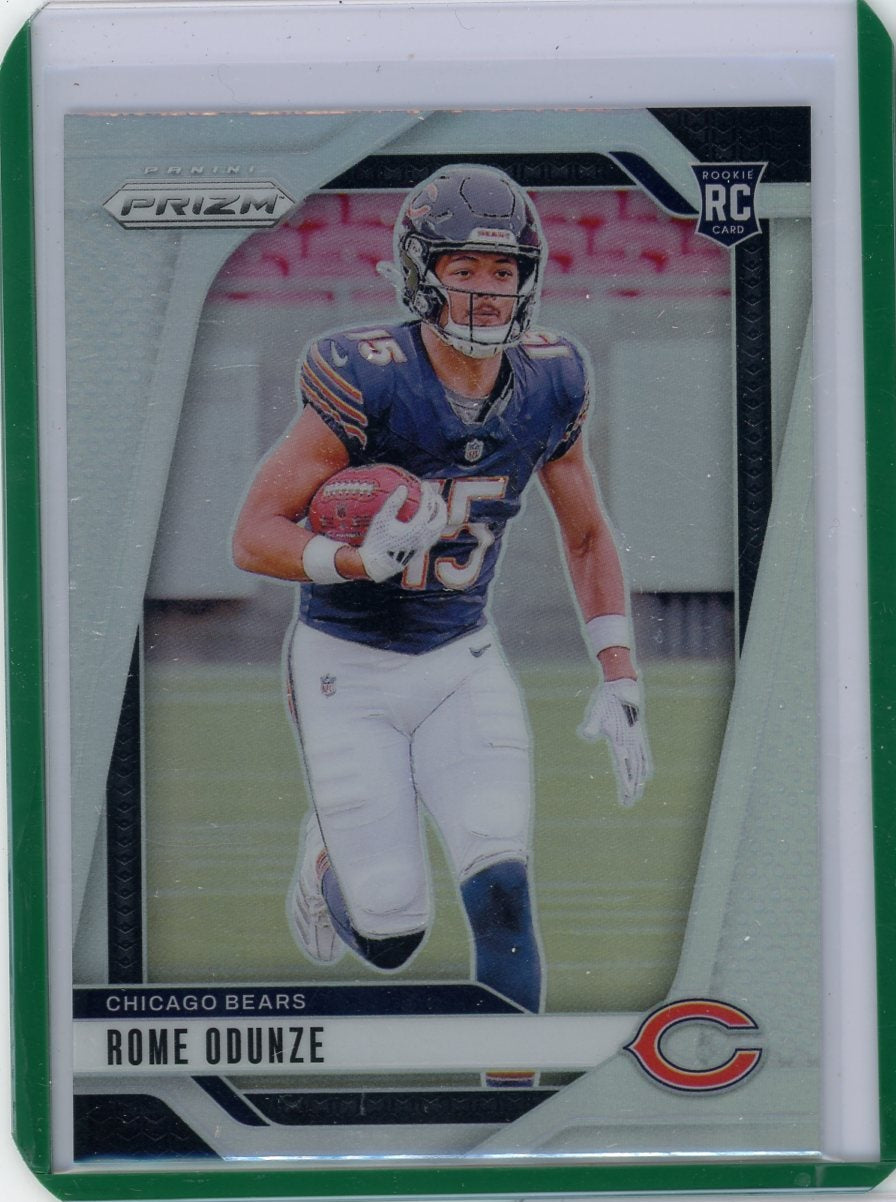 Rome Odunze 2024 Panini Prizm Silver RC