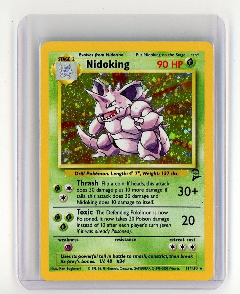 Nidoking 1999 Pokemon rare holo 11/130