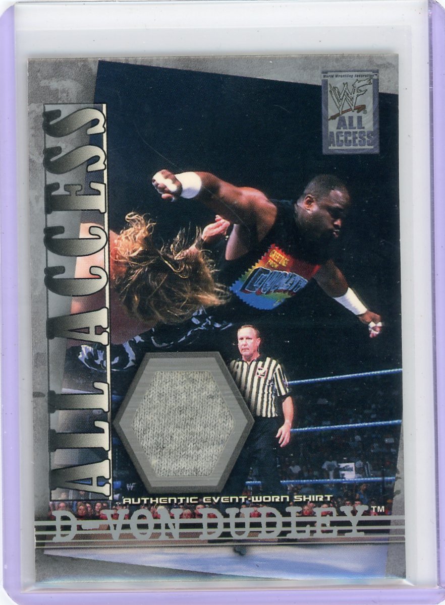 D-Von Dudley 2002 Fleer WWF All Access Relic