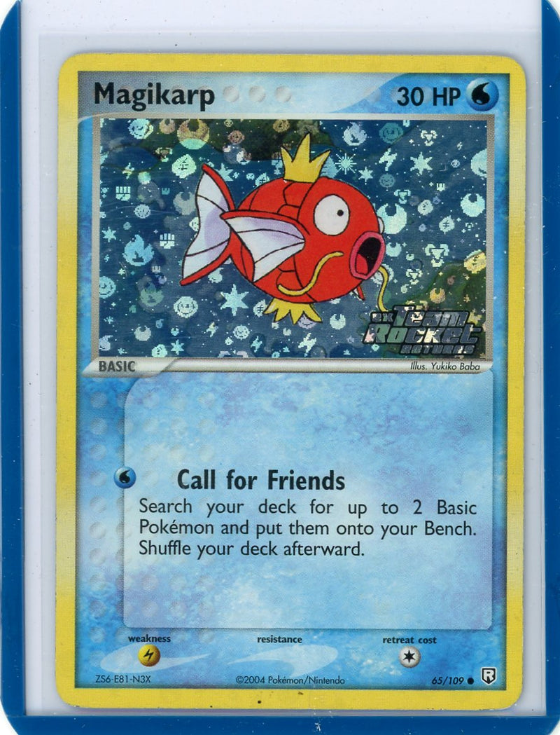 Magikarp Pokémon EX Team Rocket Returns Reverse Holo 